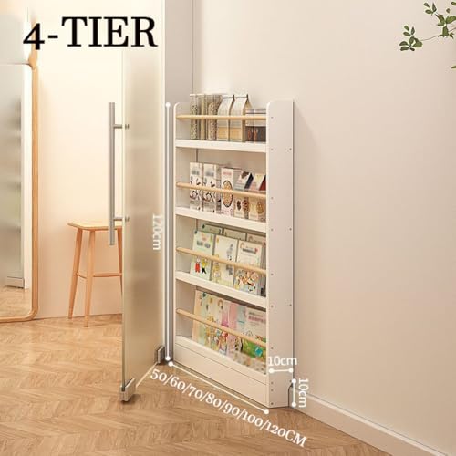 Librerías de madera maciza infantiles para colgar cuentos en cuartos de juego pequeños 4