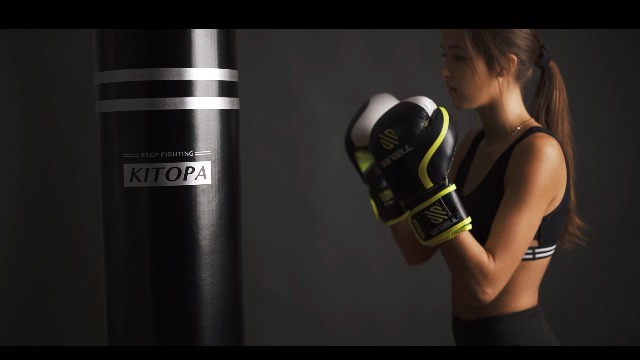 Kitopa Saco De Boxeo De Pie 178cm – Con Base De Ventosas Y Amortiguadores, Ideal Para MMA Y Kickboxing En Casa