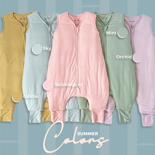 Image of Sleeveless Soft Baby & Toddler Sleeping Sack, Breathable with Adjustable Feet Cuffs & Anti-Slip Grip