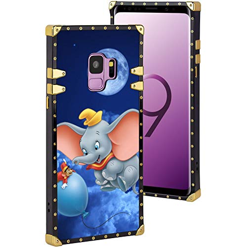Dumbo Wallpaper Square Corner Phone Case Fit Samsung Galaxy S9 [5.8 Version]
