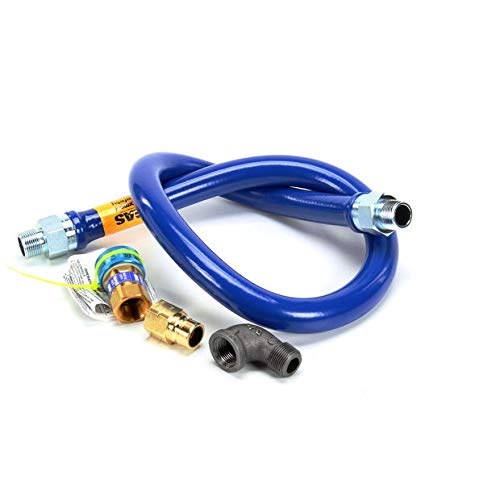 Dormont 3/4 Dia., 48 Blue Hose, Snapfast, 1 Elbow