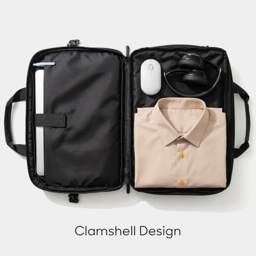Maletín messenger para laptop hasta 16 pulgadas negro miniatura 3