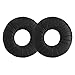 kwmobile 2x Cuscinetto Compatibile con Sony MDR-ZX110 / MDR-ZX310 - Cuscinetti Sostitutivi Cuffie Headphones Over Ear in Similpelle - nero