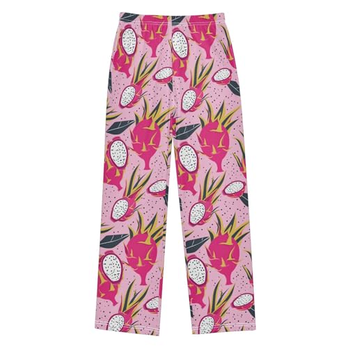 Pajama Bottoms, Dragon Fruits Sleeping Pant Lounge Wear Pajamas Long Pants Sleepwear Pjs