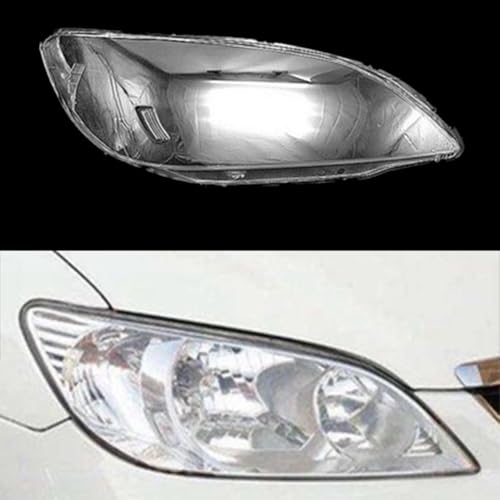 Couvercle de phare droit pour Civic 2003-2005 en polycarbonate transparent