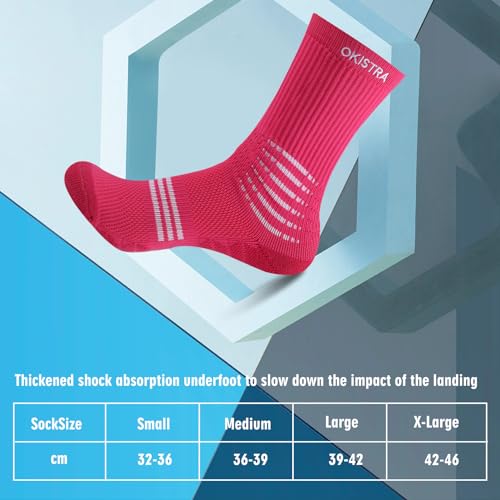 4 Pack Pro Basketball Socks, Athletic Cushion Sports Crew Compression Socks for kids, young, Men & Women4