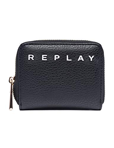 Preisvergleich Produktbild Replay Damen Fw5199.000.a0132d Geldbörse, Schwarz (Black), 2x8x11 cm