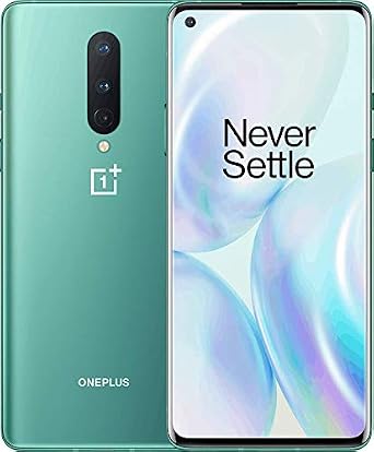 OnePlus 8, 128GB + 8GB RAM, Glacial Green - Unlocked (International Version) (Renewed) | Smartphone