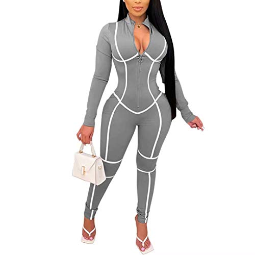 Best Gray Jumpsuits With Long Sleeves