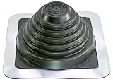 Brida antiingreso de EPDM flexible de paso de techo resistente a la temperatura protección de tuberías de chimenea paneles MASTER FLASH® estándar #3 (0-146 mm) (SQ301BA-SET)