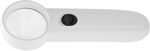 Miniatura 7 de Lupa, Fydun 5X15X40X de mano con iluminación LED de plástico ABS, lupa para personas mayores que leen mapas de degeneración macular, joyas y sellos