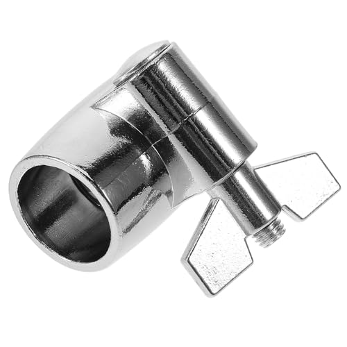 Homoyoyo Clamp Ajustable para Montaje de Cowbell, Soporte Universal para Kit de Batería con Clip de Mandíbula Doble para Aro de Bombo miniatura 1