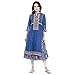 BIBA Women Printed Mix and Match(PHULKARI15791_Indigo Blue_34)