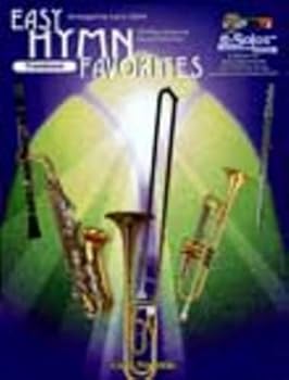 Paperback Easy Hymn Favorites: Trombone (Book & CD) Book