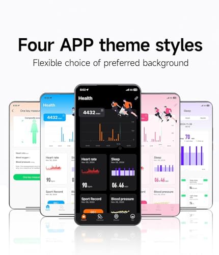 Smart Bracelet for Men Women, Wearable Health Activity Fitness Trackers Sports Monitoring Sleep Tracker with Free APP and 2 Bands (JF44) view 2