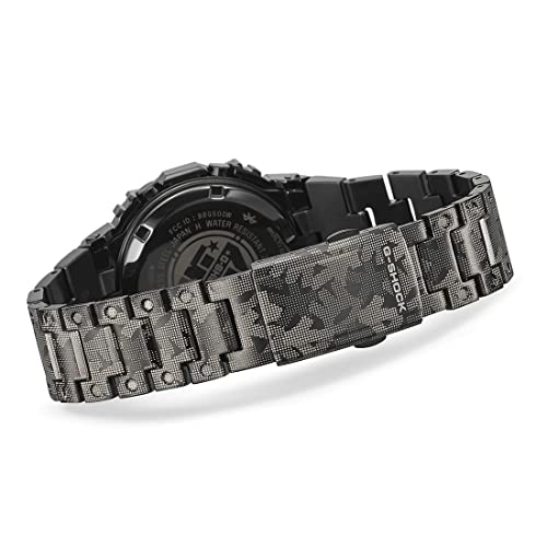 Casio G-Shock GMW-B5000EH-1DR Black IP Digital Dial Black IP Stainless Steel Solid Band Men's Watch Eric Haze Limited Edition Collaboration G1321 - Image 4