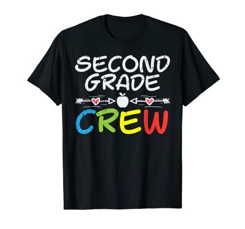 2nd Second Grade Crew First Day Of School Boys Girls Teacher T-Shirt