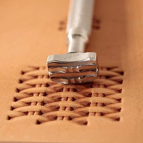 DandS ltd Leather Stamp Tool, Hauberk, Professional Steel Craft Tool for Leatherworking, Embossing, Carving & Stamping Leather Projects, Belts, Wallets & DIY Projects, Compatible with Mallet, #355 ST