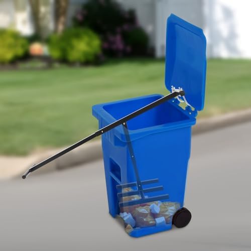Manual Trash Compactor, Outdoor Waste Recycling Hand Tool, Portable Compacting Trash Can, Household Wastemate Wheelie Bin Compactor, Touchless Trash Bin Compactor for 120-360L Wheelie Bins
