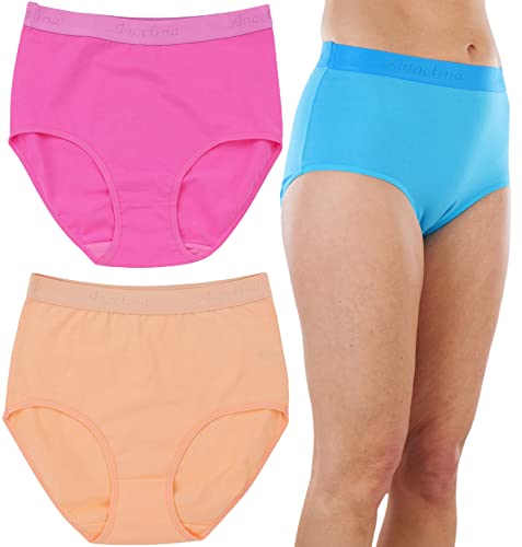 Image of ToBeInStyle Women's Pack of 6 High-Waisted Girdle Brief Tummy Support Everyday Panties
