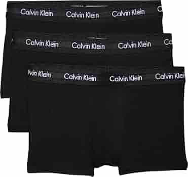 Calvin Klein Erkek Low Rise Trunk 3pk İç çamaşırı BLACK W/…