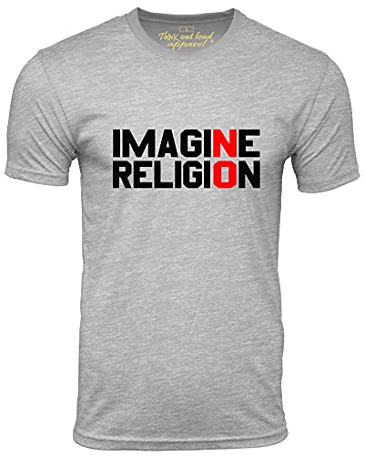 Imagine No Religion Atheist T-Shirt Atheism Tee