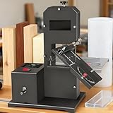 RETRIN 800-W Tischbandsäge für Holz und Schaumstoff – Dekupiersäge,70 mm Schnitthöhe,0–45° schwenkbarer Metalltisch,professionelle Bandsäge für Modellbau und Kleinteile