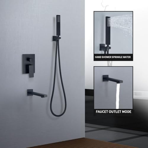 Robinets mélangeurs de bain brossés durables et design épuré - 5