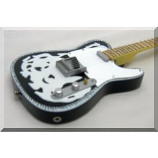 WAYLON JENNINGS Miniature Mini Guitar Telecaster Country - Les Beatles, Paul McCartney, John Lennon, RIngo Starr, George Harrison WAYLON JENNINGS Miniature Mini Guitar Telecaster Country – Image 2