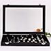 Vintage Jewelry Box for Women, Large Capacity Earring, Necklace & Bracelet Organizer, Black Fashion Jewelry Storage Box