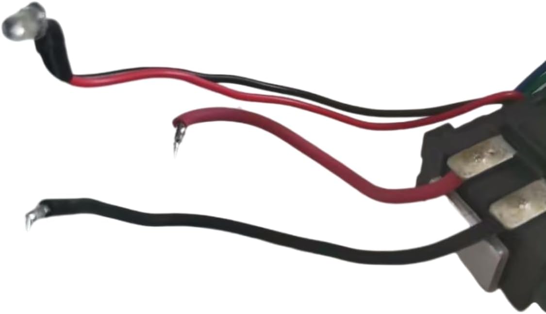 Close-up of Tolxh Drill Switch Assembly Wiring Terminals