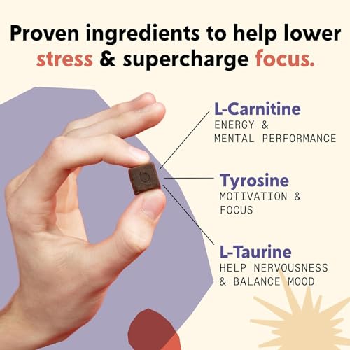 PYM Attention Chews Support for Procrastination, Focus & Productivity, 60 Count | 518mg L-Carnitine, 54mg Tyrosine, 11mg L-Taurine - Caffeine-Free | All-Natural Mood Boost Supplement Made in USA - Image 6