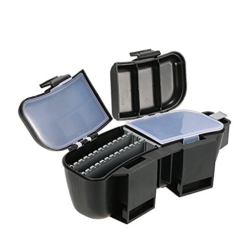 TOPIND Fishing Live Bait Storage Durable Multifunction Fishing Box Live Baits Bucket Fish Lures Spoons Hooks Reels Storage Bag Tackle Waist Case Earthworm Container with Belt
