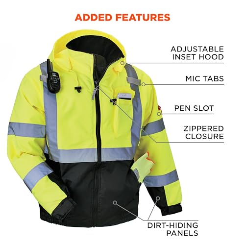 Ergodyne Hi Vis Bomber Safety Jacket