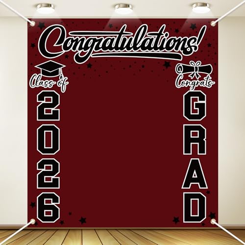 Fondo Fotográfico Graduación Clase 2026 6.6x7.2ft miniatura 1
