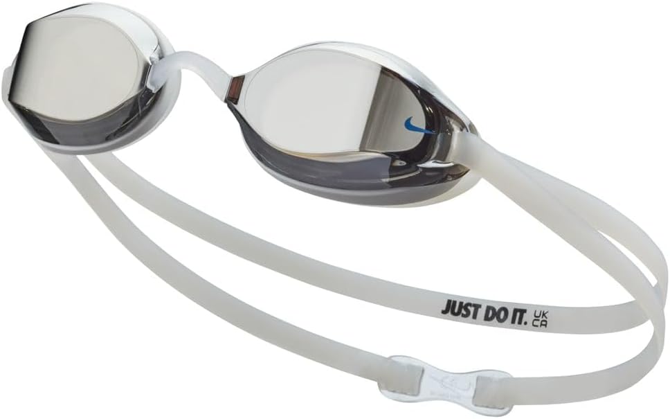 Nike Women's Legacy Mirrored Goggle Silver
