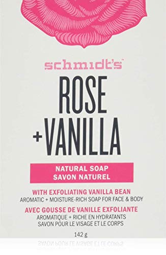 Schmidt's Natural Bar Soap Rose + Vanilla, 5 Oz