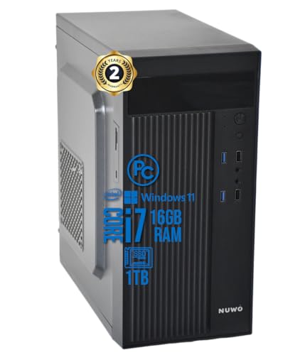 PC Fisso Intel Core i7, 16GB RAM, SSD 1TB, Windows 11 Pro