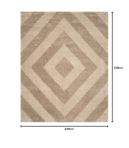 Image of Carpet Mahal Presence Gorgeous Design of Super Soft Shaggy Carpet for Living Room, Bedroom, Hall and Anywhere in Home. [8x11 feet]