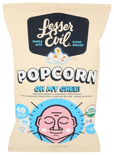 Image of LesserEvil Oh My Ghee Organic Popcorn, 5 Oz