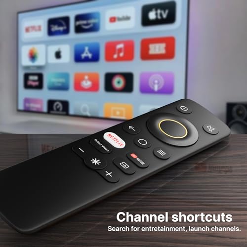 Image of ZdalaMit Original Tv Remote Control Compatible with Realme Smart TV Suitable for Android LED OLED QLED Television Non Voice Command Remote with Hot Keys