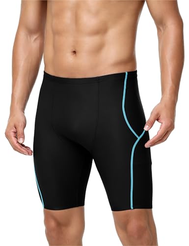 Roadbox Swim Jammers for Men Racing Athletic Quick Dry Swimsuit Endurance Training Competitive...
