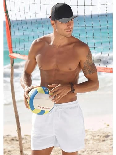 JIHUILAI Mens Swim Trunks Quick Dry Swim Shorts with Mesh Lining Beach Shorts Bathing Suits4