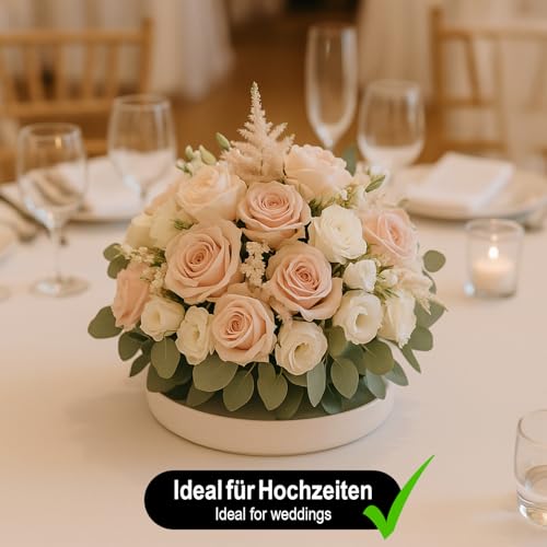 Miniatura 3 de Com-Four 3x Espuma Floral Para Arreglos Florales - 16 X 3,5 Cm - Espuma Floral Para Flores Frescas - Esponja Floral Para Manualidades Para Bodas, Pascua Y Cumpleaños 3 Piezas - Planas