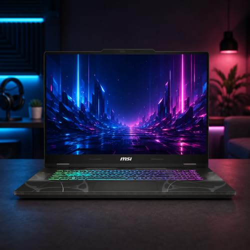 Image of Customized 15.6 inch FHD 144Hz Gaming Laptop, Made with MSI Cyborg 15 Intel Core 5 210H, Geforce RTX 5060, Up to 64GB DDR5 RAM, Up to 4TB SSD, RGB Backlit, Wi-Fi 6E, Translucent Black, Win 11