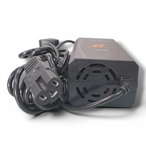 Image of Electric Scooter Charger 72V 4 AMP Grapheno | for Lead Acid Batteries & Graphene Batteries | for 6 Battery Scooter | Longest 4 Meter Wire | Fast Charging | Percentage Screen | AUTOCUT.