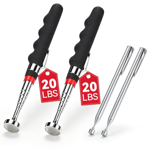 E BAVITE 4 Pack Telescoping Magnet Pick-up Tool Extendable up to 30"