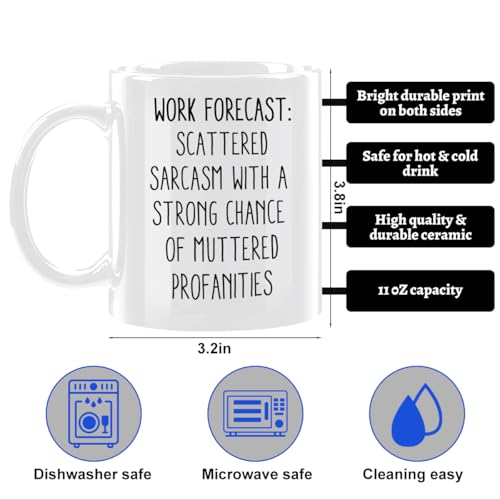 Taza de cerámica casual con diseño divertido 11 onzas miniatura 3