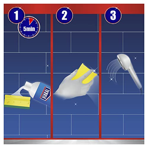 VIAKAL Clásico Líquido para Incrustaciones De Cal Difíciles En El Baño Y La Cocina, con Tecnología Antigoteo 500ml