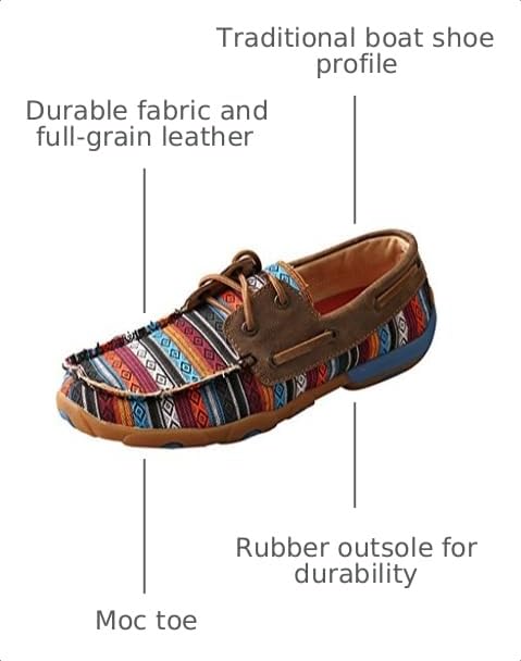 Image of Twisted X Women's Boat Shoe Driving Moc